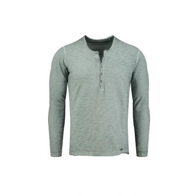 Abbildung von KEY LARGO Men Herren Knopfleiste T Shirt, Faded Moss (1541), S