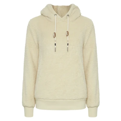 Abbildung von Oxmo Oxanniken Fleecepullover, Damen, Größe: Large, Cloud dancer