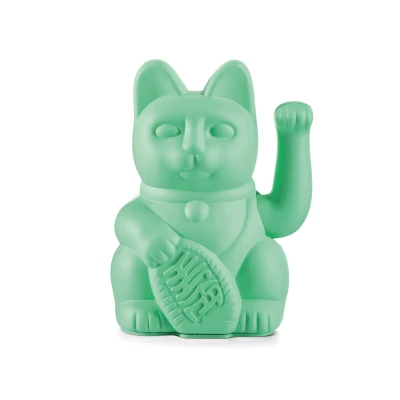 Abbildung von Donkey Products Winkekatze Lucky Cat Maneki Neko Mint Green
