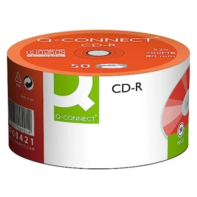 Abbildung von Q Connect CD R Rohlingen, 700 MB/80 Minuten Spindel (50 Stück)