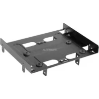Abbildung von Sharkoon SSD Montagerahmen / Einbaurahmen 5,25 Zoll BayExtension, schwarz für bis zu vier SSDs