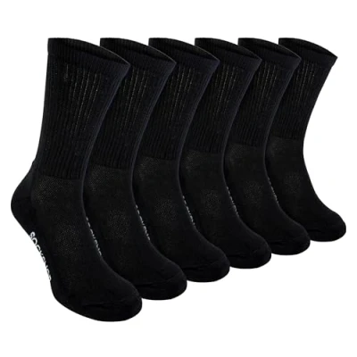 Abbildung von Sock Snob 6er Pack Herren Kalbsgröße Bambus Bio Baumwolle Laufsportsocken (37040 EU, Schwarz)