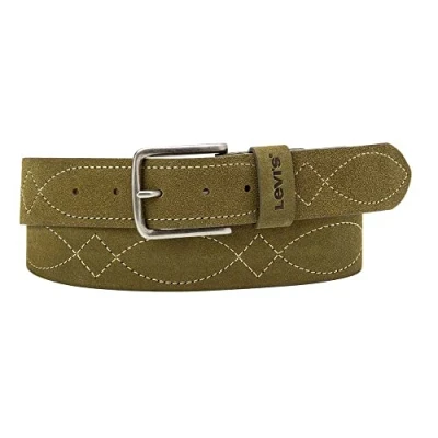 Abbildung von Levi&#039;s Herren Stitched Gesteppte BELT, oliv, 110 cm