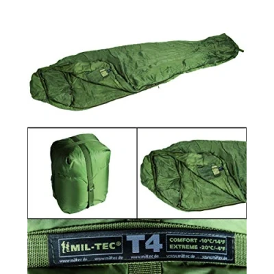 Abbildung von Mil Tec Schlafsack Militär Tactical mit Packsack, Kälteisolierend