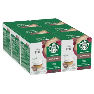 Abbildung von STARBUCKS Cappuccino by Nescafé Dolce Gusto Kaffeekapseln 6 x 12 (72 Kapseln)