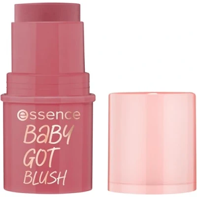 Abbildung von essence baby got blush, Rouge, Nr. 40, Pink, sofortiges Ergebnis, natürlich, strahlend frisch, vegan, ohne Konservierungsstoffe, Parabene, Mikroplastikpartikel, 1er Pack (5.5g)
