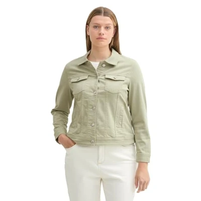 Abbildung von TOM Tailor Jeansjacke, Damen, Größe: 44, Desert green