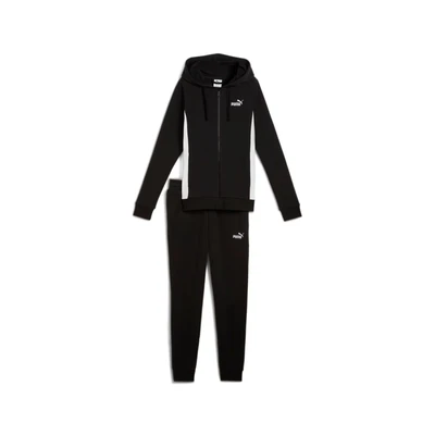 Abbildung von Puma Jogginganzug Mit Kapuze Damen Plain Black Größe: L