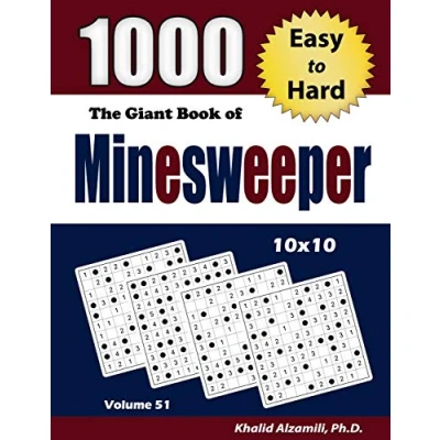 Abbildung von The Giant Book of Minesweeper: 1000 Easy to Hard Puzzles (10x10) (Adult Activity Books Series, Band 51)