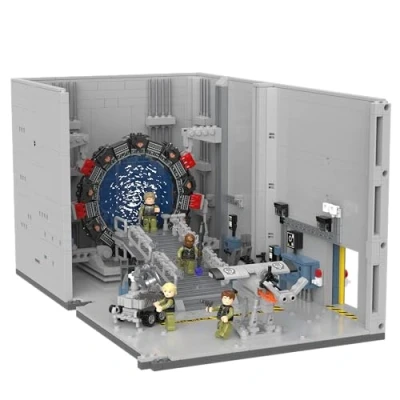 Abbildung von BlueBrixx Pro 106842 Stargate Gate Room aus Klemmbausteinen mit 2430 Bauelementen