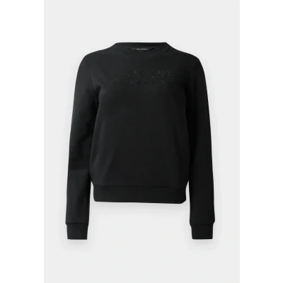 Abbildung von Armani Exchange Felpa Sweatshirt, Damen, Größe: Large, Black