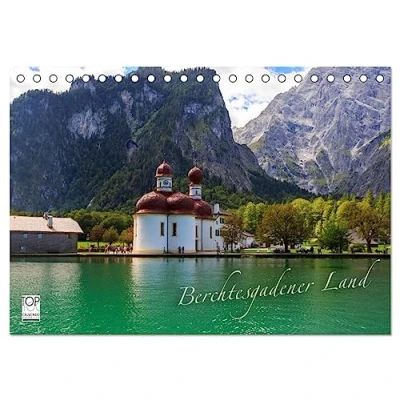 Abbildung von Berchtesgadener Land (Tischkalender 2025 DIN A5 quer), CALVENDO Monatskalender