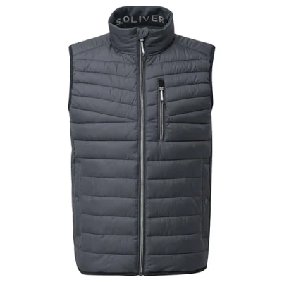 Abbildung von s.Oliver Herren 2156306 Steppweste, 9581 Grau, 4XL