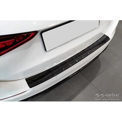 Abbildung von Avisa Chrom Edelstahl Heckstoßstangenschutz kompatibel mit Mercedes C Klasse AMG Estate (S206) 2021 &#039;Ribs&#039;