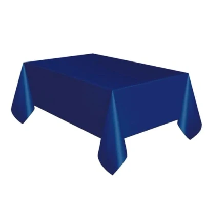 Abbildung von Unique Industries Inc. Hängedekoration Tischdecke PVC Uni 137x274cm Navy Blue