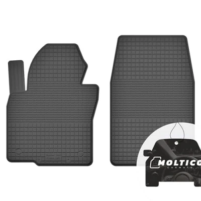 Abbildung von Vorne Gummimatten mit Rand Auto Fußmatten Gummi Automatten Passgenau 2 teilig Set passend für Hyundai ix35 2010 2015