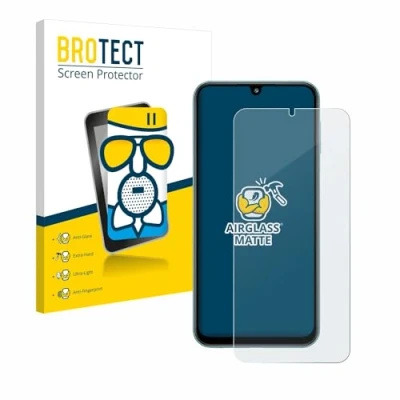 Abbildung von BROTECT Entspiegelungs Schutzglas für Samsung Galaxy M34 Schutz Folie Panzerfolie Glas Matt [Extrem Kratzfest 9H, Anti Reflex, Fingerprint]