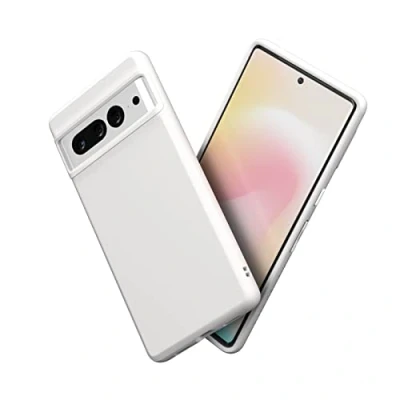 Abbildung von RhinoShield Case kompatibel mit [Pixel 7 Pro] SolidSuit Stoßdämpfende &amp; schlanke Schutzhülle Premium Finish 3.5 Meter Fallschutz Klassik Weiß