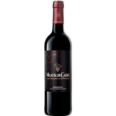 Abbildung von Mouton Cadet Rouge Baron Philippe de Rothschild Trockener Rotwein aus Bordeaux (1 x 0,75 l)