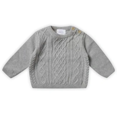 Abbildung von Stellou &amp; friends Strickpullover für Kinder, Größe: 50/56, Grey
