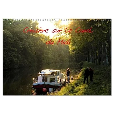 Abbildung von Croisière sur le Canal du Midi (Wandkalender 2025 DIN A3 quer), CALVENDO Monatskalender