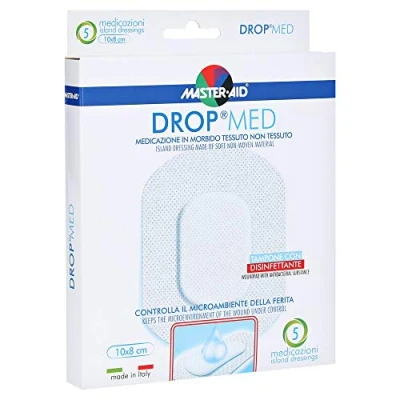 Abbildung von DROP med 8x10 cm Wundverband steril Mast 5 St