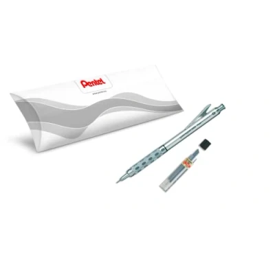 Abbildung von Pentel GraphGear PG1015 A Druckbleistift mit Metallgehäuse 0,5 mm + 1 Hi Polymer Super C505 HB, A/C505 HB