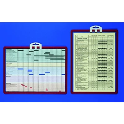 Abbildung von Durable Sichttafel Sherpa Infopanel A4, Beutel à 5 Stück, rot, 561303