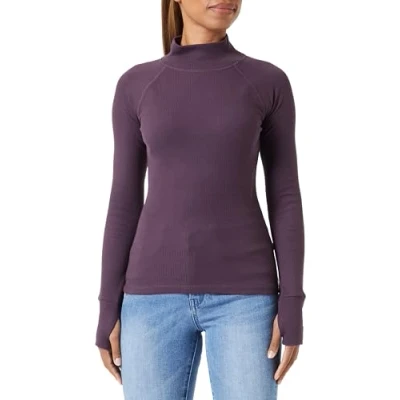 Abbildung von G Star SLIM MOCK Langarmshirt, Damen, Größe: XS, Lt maze