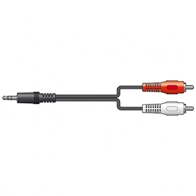Abbildung von SkyTronic Audiokabel: 2x RCA / Cinch 1x 3,5 mm Klinke 1,5 m