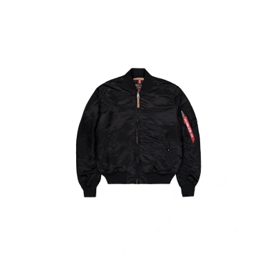 Abbildung von Alpha Industries Herren Jacke MA 1 VF 59, Schwarz (Black 03), Large