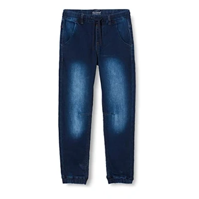 Abbildung von Minymo power Jeans Tapered Fit für Kinder, Größe: 122, Dark blue denim