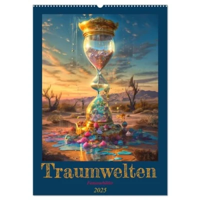 Abbildung von Traumwelten (Wandkalender 2025 DIN A2 hoch), CALVENDO Monatskalender