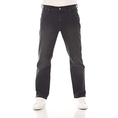 Abbildung von Wrangler Texas Stretch Jeans Straight Leg, Herren, Größe: 34x30, Cash black