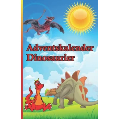 Abbildung von Adventskalender Dinosaurier: Zählrätsel, Labyrinthe, Kinder Sudoku, Suchbilder, Geheimsprache und Ausmalbilder