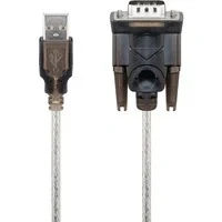 Abbildung von USB 2.0 Adapterkabel, A Stecker &gt; Seriell RS 232