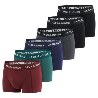 Abbildung von Jack &amp; Jones 6 Pack Panties pack, Herren, Größe: XXL,
