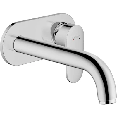 Abbildung von hansgrohe Waschtischarmatur &quot;Vernis Blend&quot;, Unterputz für Wandmontage mit Auslauf 20,7cm
