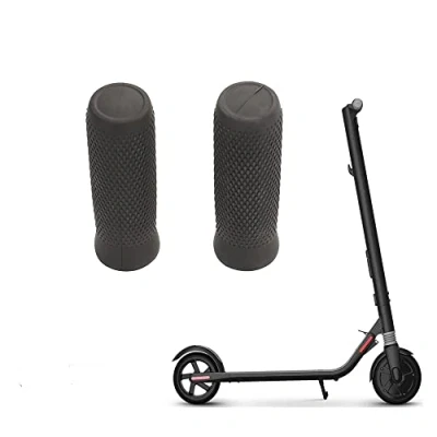 Abbildung von Fututech 2 Stück Lenkerabdeckung für Segway Ninebot E22 E25 E45 ES1 Schutzhülle Griff aus Silikon, langlebig, stoßfest, Zubehör Elektroroller, Ersatzteil (grau)