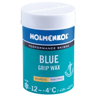Abbildung von Holmenkol Unisex Erwachsene Grip Steigwachs, Blue, 45 Gramm