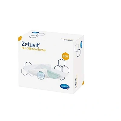 Abbildung von Zetuvit Plus Silicone Border 17,5 cm x 10 St