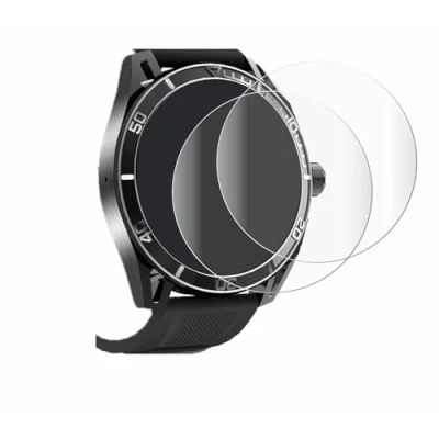 Abbildung von BROTECT 2 Stück Full Cover Schutzfolie für Yuede Smartwatch 1.43&quot; (rund) Screen Displayschutz Folie [3D Curved, Kristall Klar]