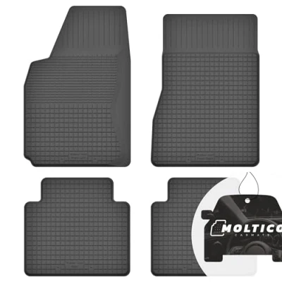 Abbildung von Gummimatten mit Rand Auto Fußmatten Gummi Automatten Passgenau 4 teilig Set passend für Hyundai Matrix 2001 2010