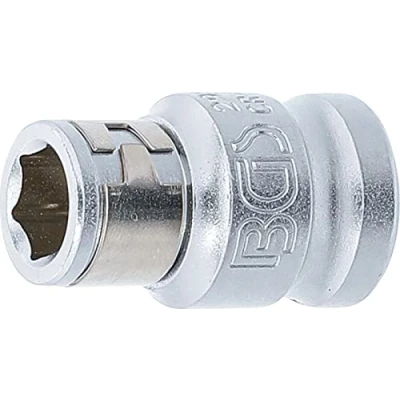 Abbildung von BGS 292 Bit Adapter mit Haltekugel Innenvierkant 10 mm (3/8&quot;) Innensechskant 8 (5/16&quot;)