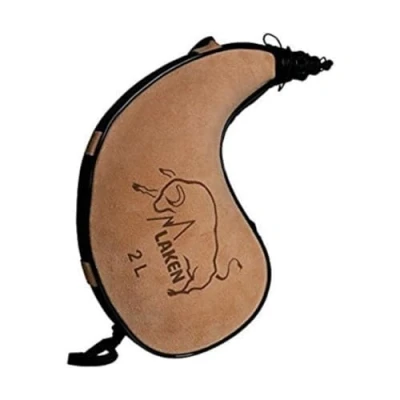 Abbildung von Laken Leder Wasserflasche Canteen Nierenförmig 2L