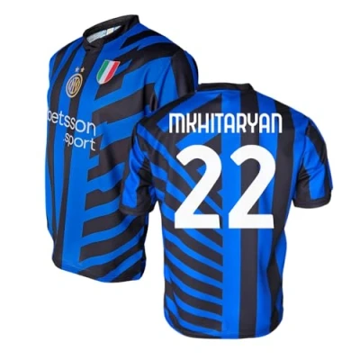 Abbildung von Inter Unisex Official Replica Maglia Home 2024 2025 Replik Heimtrikot Kit, Schwarzblau, L