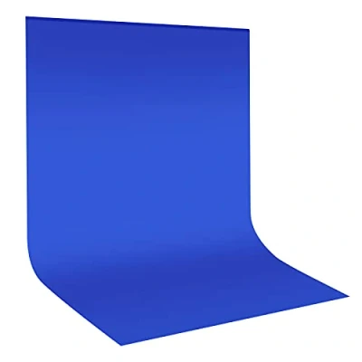 Abbildung von Neewer 3 x 3,6 m Photo Studio Premium Polyester Faltbarer Hintergrund Blau