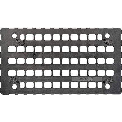 Abbildung von Peli 1535 EZ Click Molle Panel Deckeleinsatz, original Zubehör für Air Koffer, Abnehmbarer Mehrzweck Deckel Organizer Taschen im Stil, Farbe: Schwarz, 015350 5200 110E