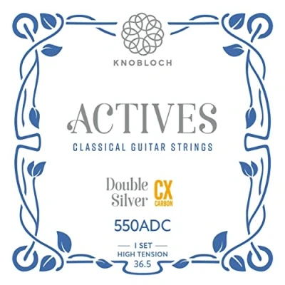 Abbildung von KNOBLOCH STRINGS THE ART OF VIBRATION 550ADC ACTIVES Double Silver CX Carbon High 550 Tension 36.5