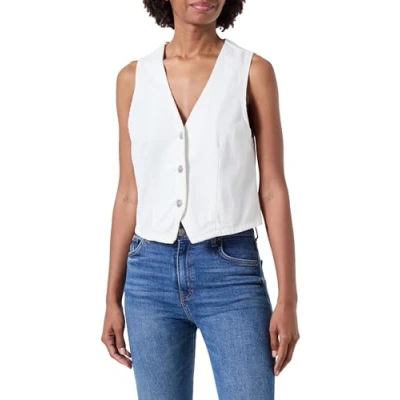 Abbildung von Pieces Pcsky VEST Weste, Damen, Größe: Large, Cloud dancer